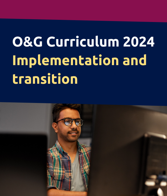 O&G Curriculum 2024 | Training Matrix 2024-2025 | RCOG